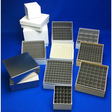 Jg Finneran Standard White 2" Cardboard Box Assemb CB982-W-100